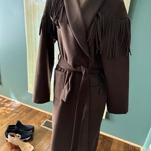 Fringe coat